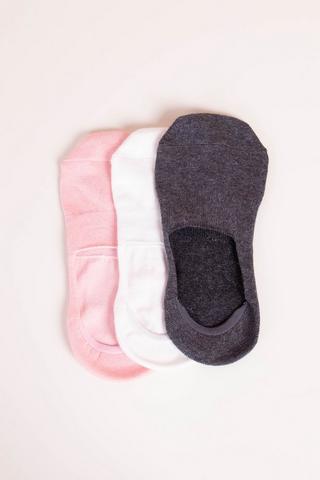 3 PACK HIDDEN SOCKS