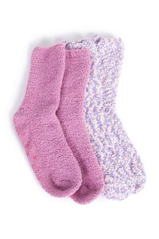 2 PACK FLUFFY SOCKS