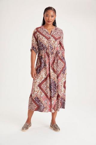 The printed tunic dress. #miladys #dress