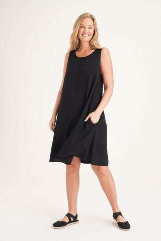 SHIFT DRESS BLACK