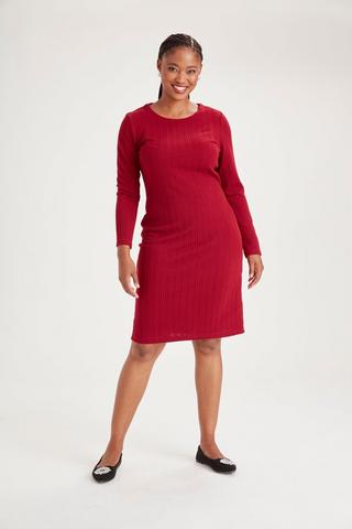 Plus Size Dress, Cocktail Dress, Womens Dress, Red Dress, Burgundy