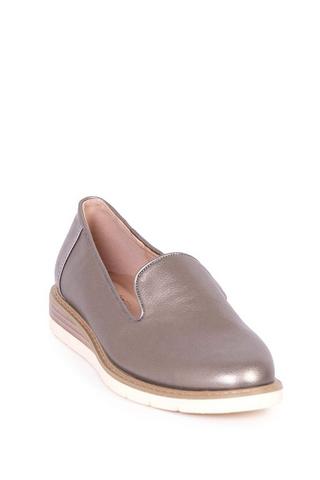 Leather slip on on sale pumps