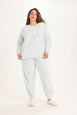 CORAL FLEECE SLEEP SET