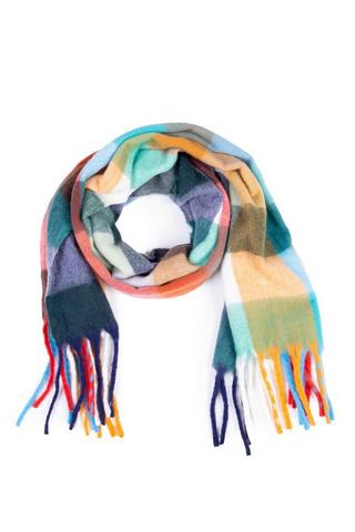 HEAVY WEIGHT CHECK SCARF