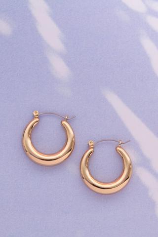 GOLD HOOP EARRINGS