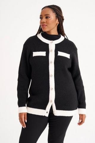 KNITTED BLACK CARDIGAN