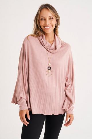 PLEATED TUNIC PINK