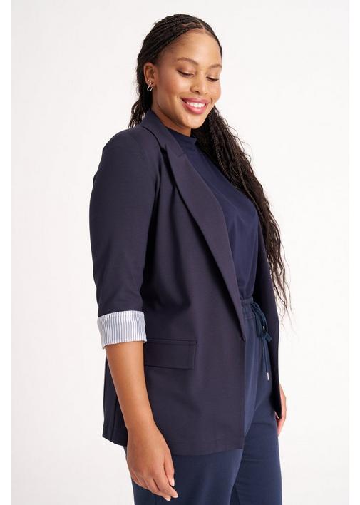 Navy ponte blazer best sale