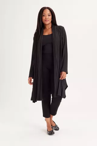 LIGHT WEIGHT PLEATED COVER UP