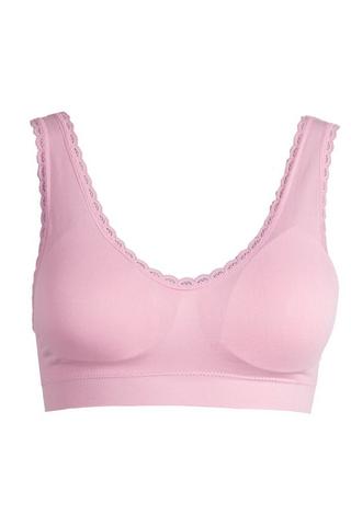 PADDED SEAMLESS BRA PINK