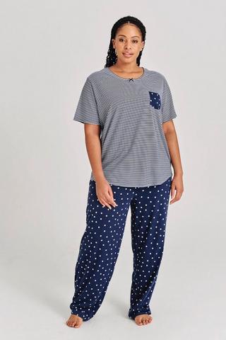 SLEEP SET NAVY 3XL Navy MILADYS