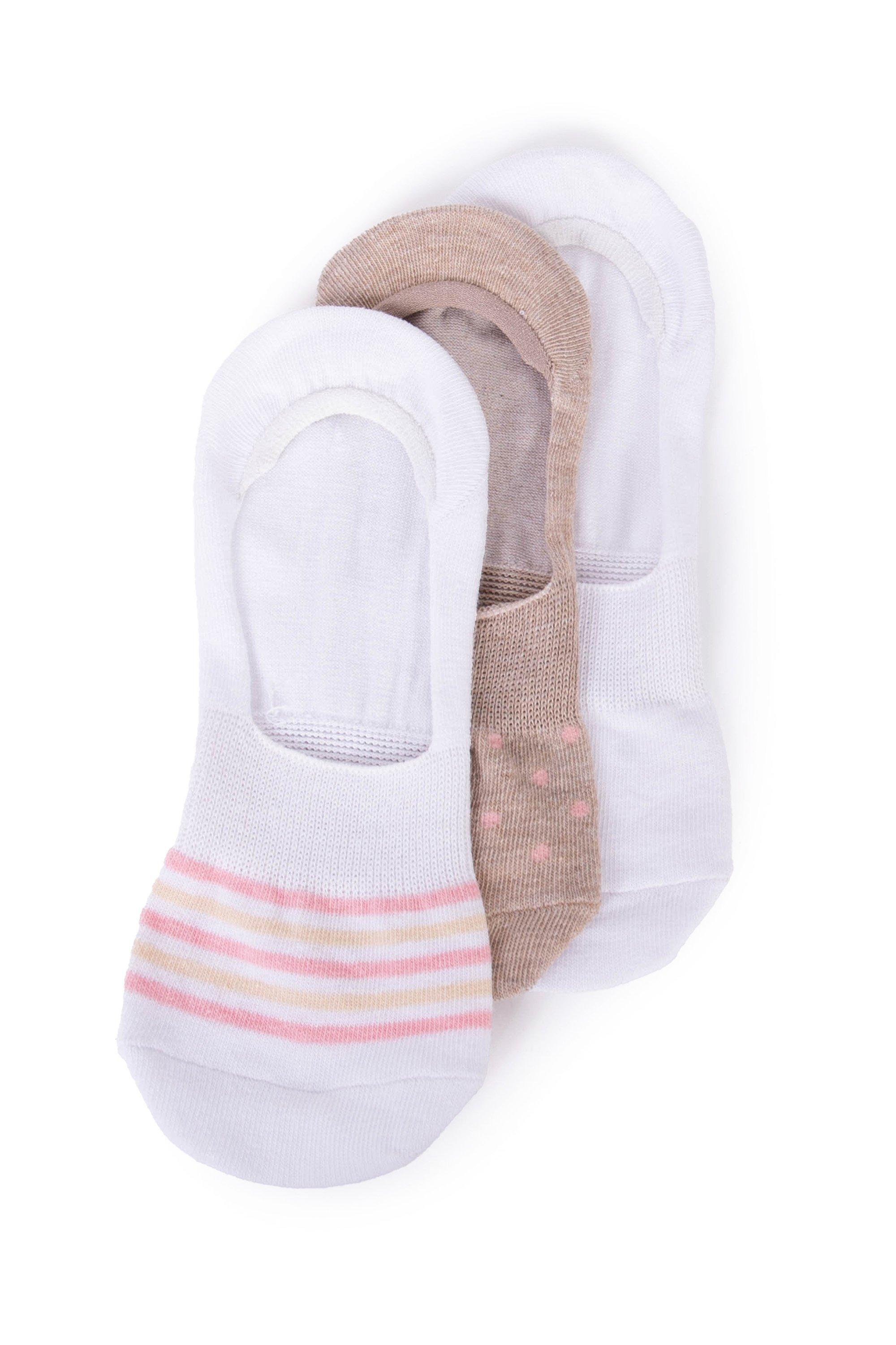 3 PACK HIDDEN SOCKS