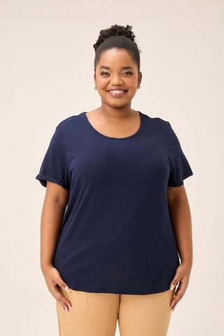 SHORT SLEEVE TEE NAVY