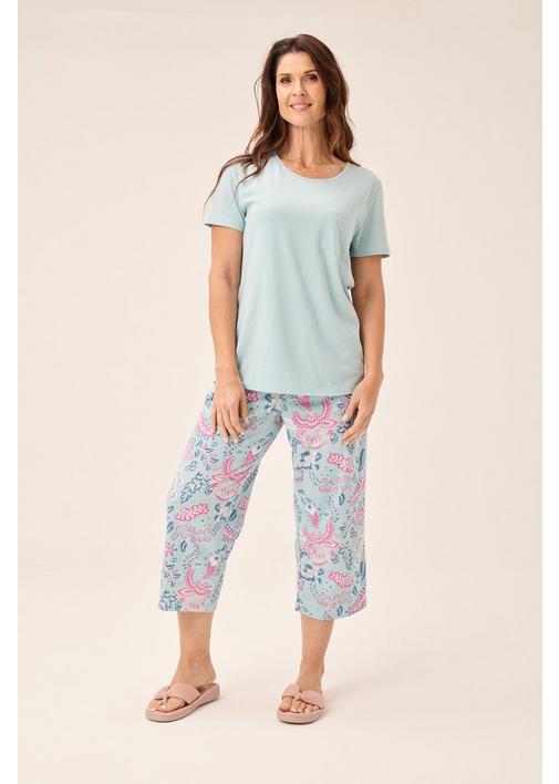 PRINTED SLEEP SET XXL Sky Blue MILADYS