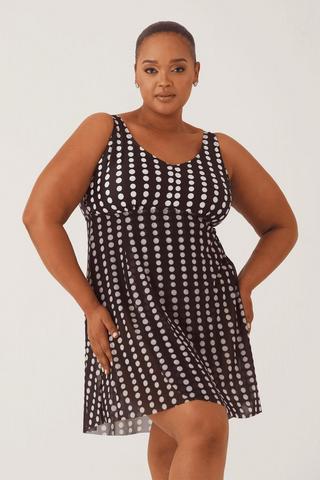 WONDERFIT PRINTED SWIMDRESS