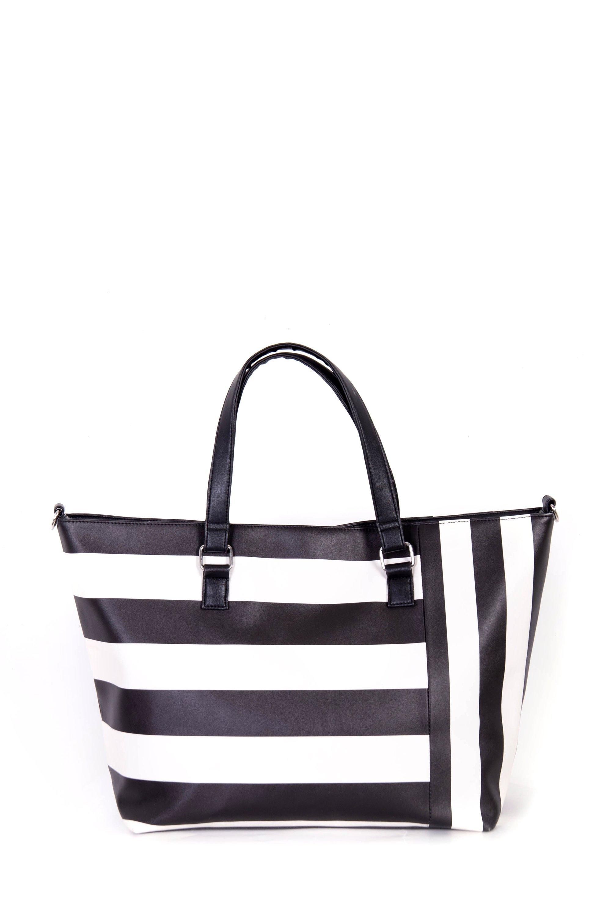 STRIPE SHOPPER BAG - 1 - Multi