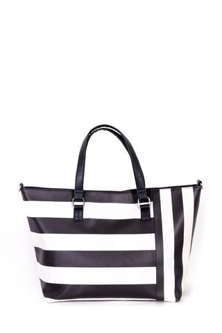 STRIPE SHOPPER BAG