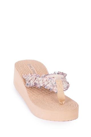 WEDGE THONG SANDALS