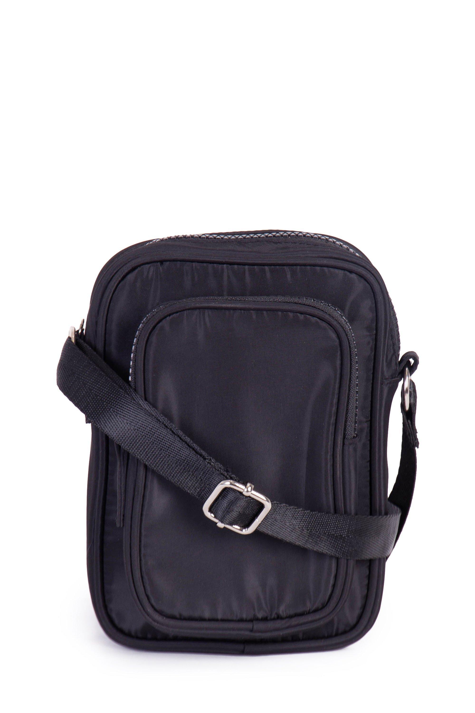 NYLON CELLPHONE BAG - 1 - Black