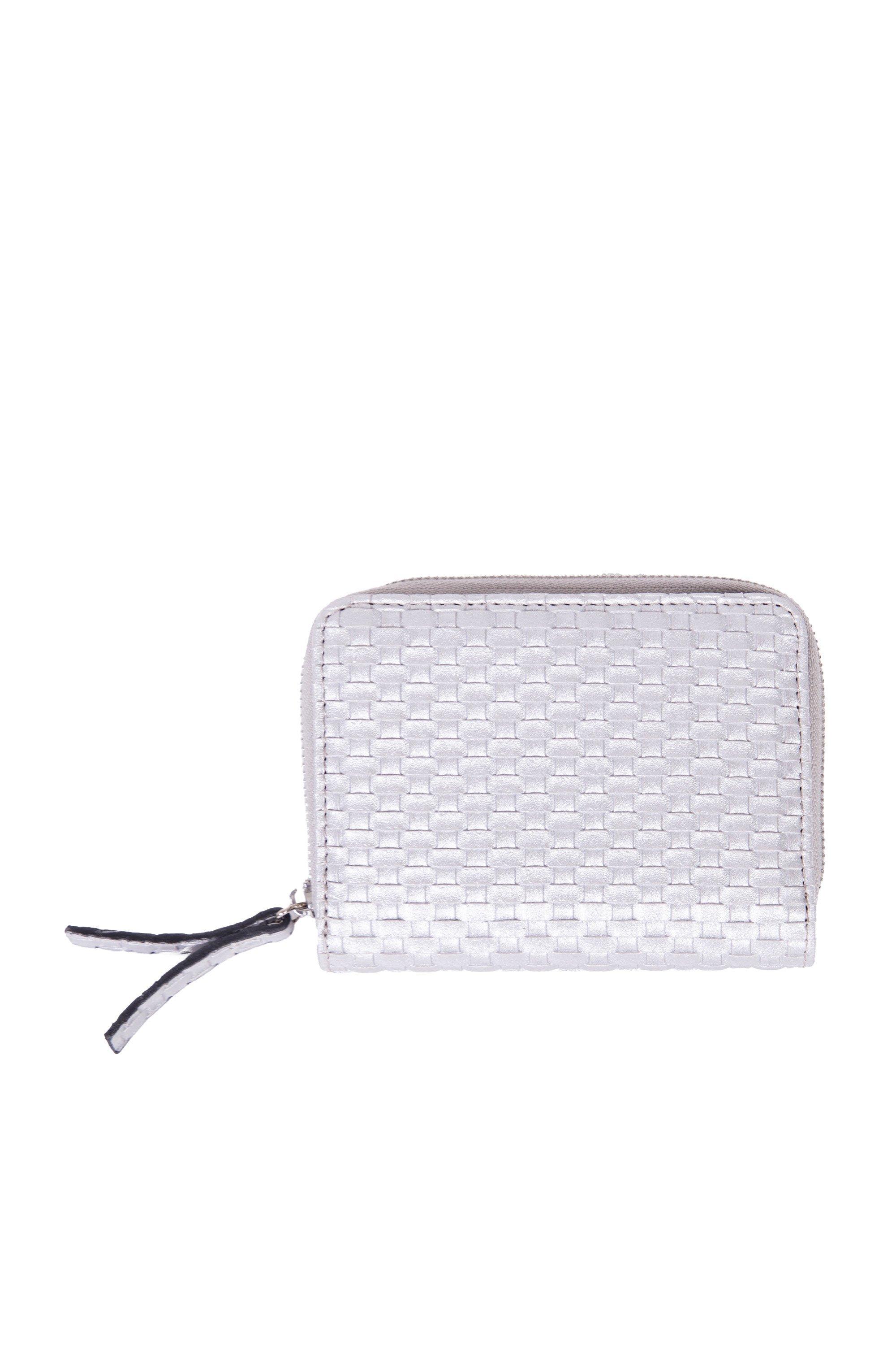 METALLIC COIN PURSE - 1 - Pewter