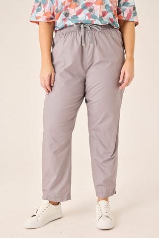 CRACKER COTTON PANTS GREY