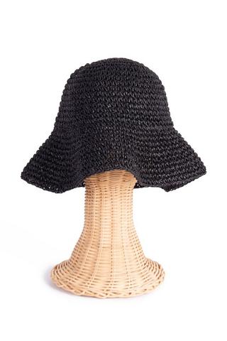 CROCHET HAT BLACK