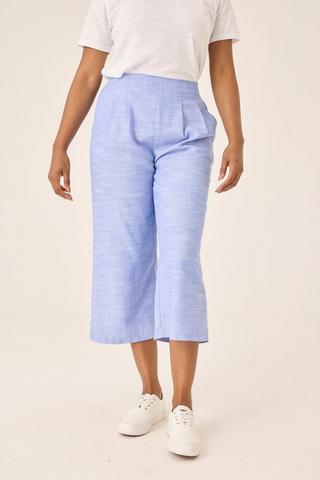 PERIWINKLE PANTS LINEN BLEND