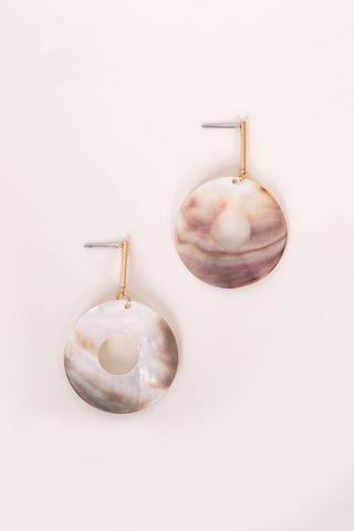 SHELL DROP EARRINGS