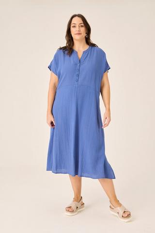 SHIFT DRESS BLUE