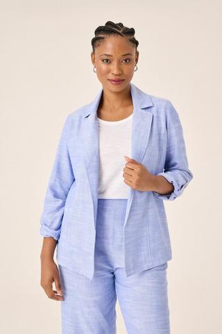 PERIWINKLE BLAZER LINEN