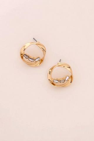 CIRCULAR STUD EARRINGS