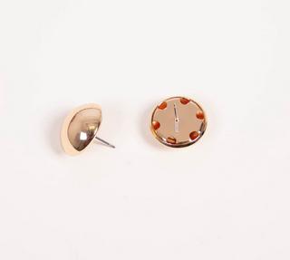 GOLD STUD EARRINGS