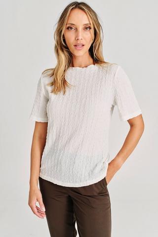 TEXTURED KNIT TOP