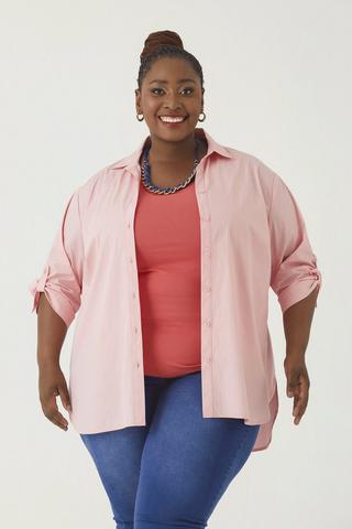 REGULAR FIT SHIRT PINK