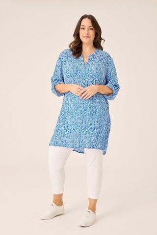 PRINTED TUNIC CRUSHED