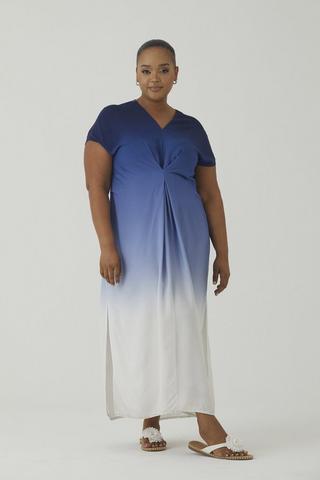 OMBRE KAFTAN DRESS