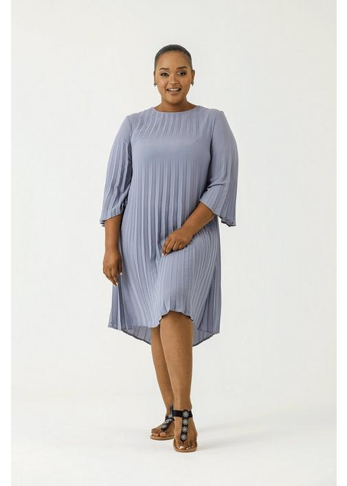 Grey a line dress best sale