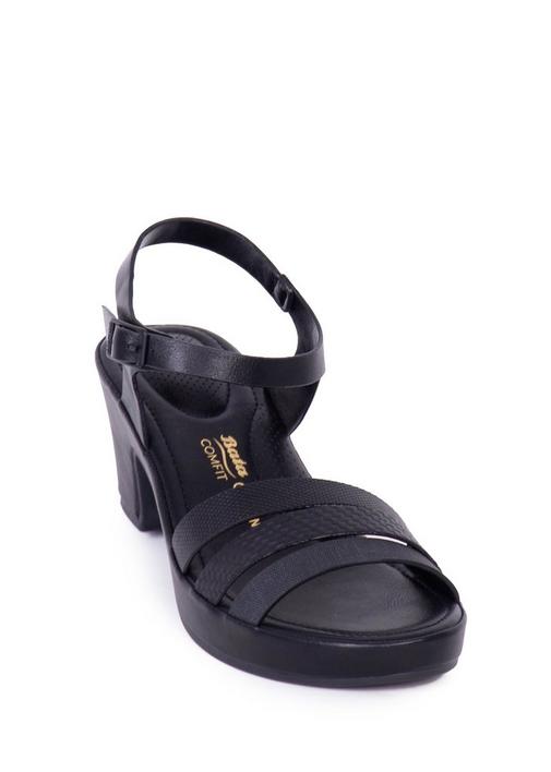 ANKLE STRAP BLOCK HEEL - Bata Comfit - 9 - Black | MILADYS