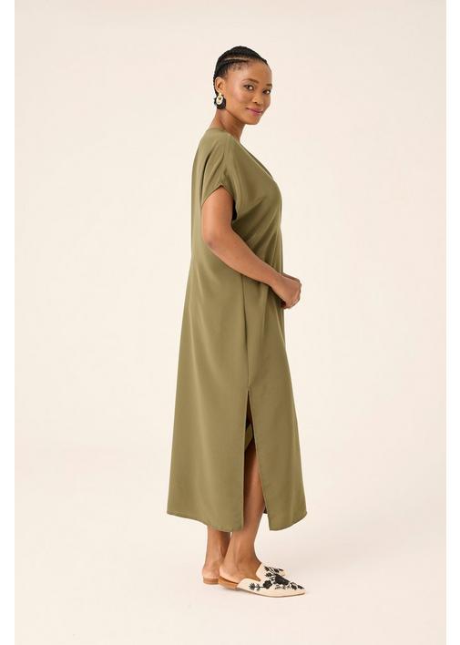 strapless open back dress Olive Bloom Bridal Embroidered Dress – Elegant Wedding Gown main image 1