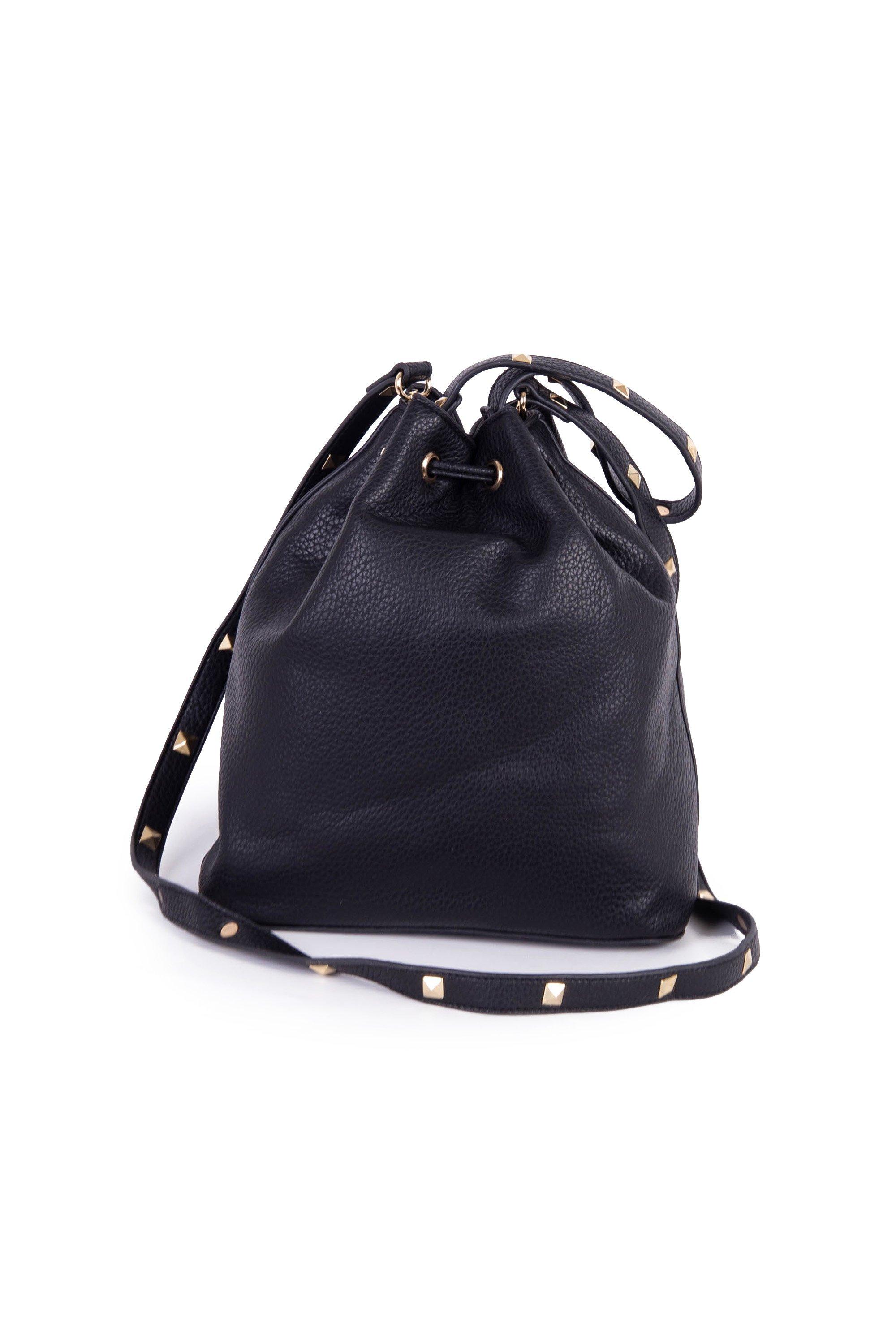STUDDED BAG BLACK - 1 - Black