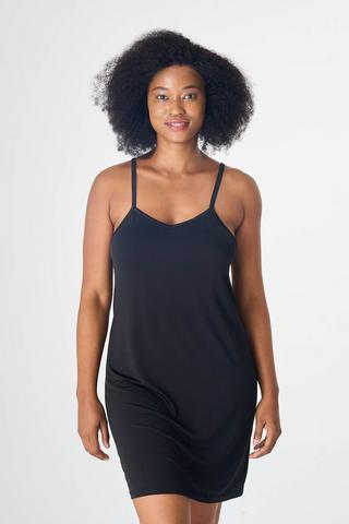 REVERSIBLE SHORT SLIP DRESS