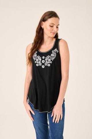 EMBROIDERED TANK