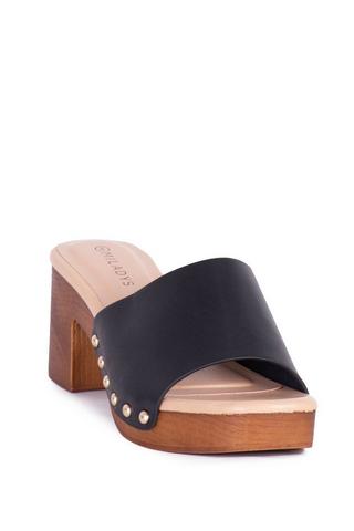 SLIP ON BLOCK HEELS