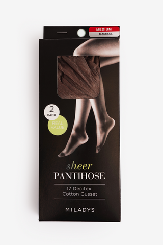 2 PACK SILKY SHINE STOCKINGS