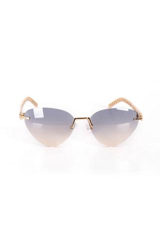 FRAMELESS AVIATOR SUNGLASSES