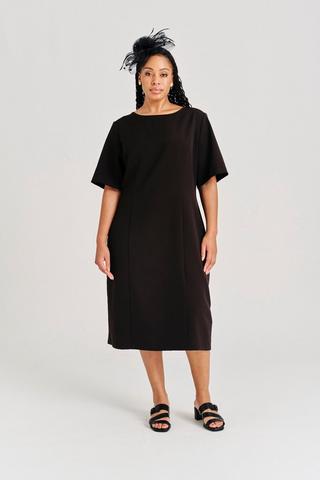 SHIFT DRESS BLACK
