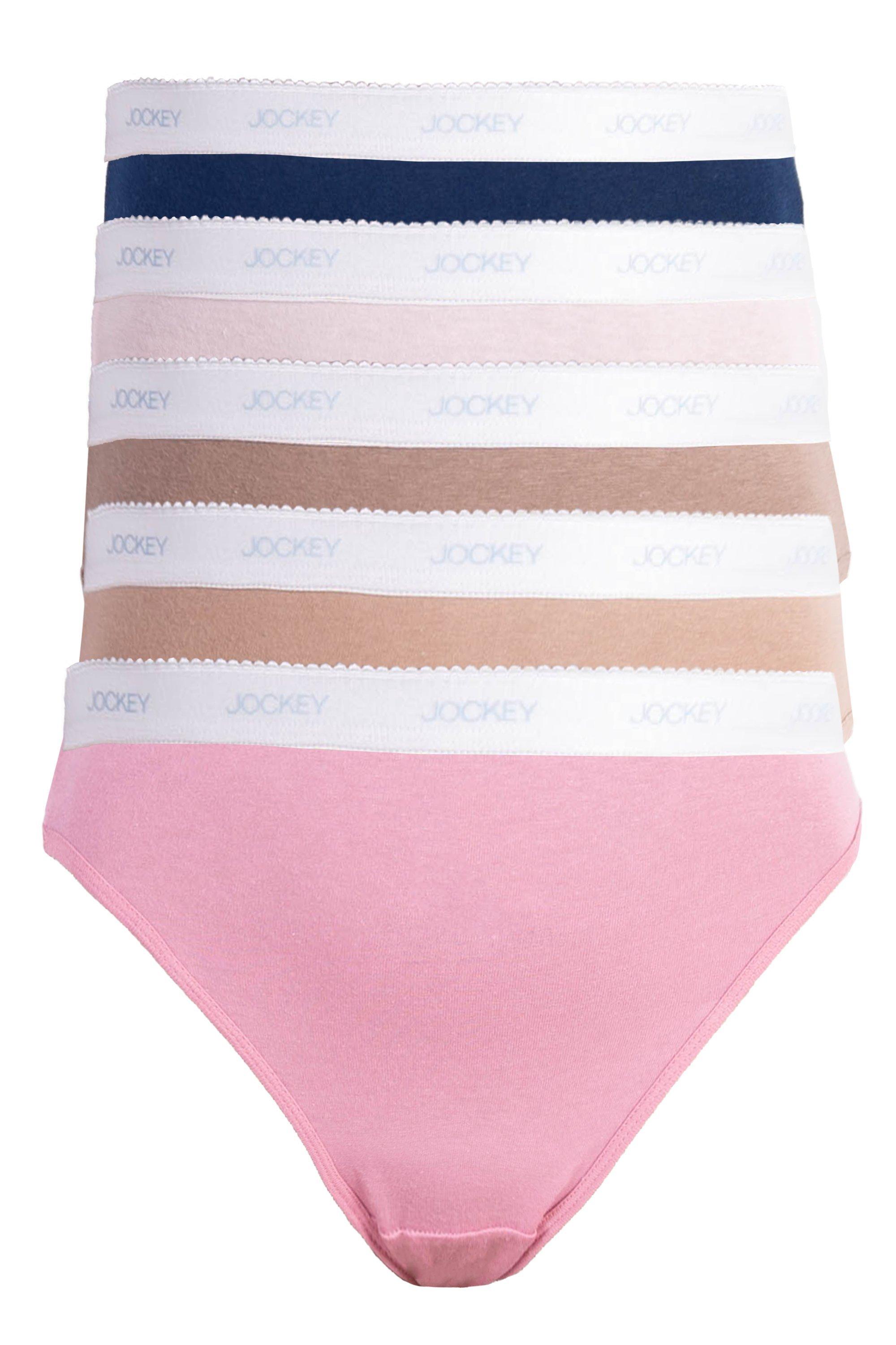 JOCKEY 5 PACK HIGH CUT PANTIES