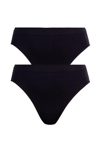 2 PACK SEAMLESS HIGH CUT PANTIES
