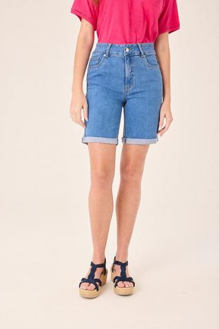 DENIM SHORTS MIDWASH