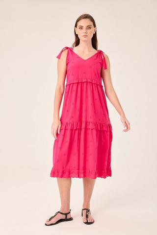 ANGLAISE DRESS CERISE